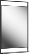 Зеркало PLAZA NEXT 60 см с подсветкой, цвет черный матовый ZZ