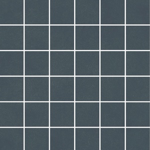Декор Про Чементо мозаичный синий тёмный матовый 30x30