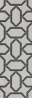Декор Раваль A08 серый светлый обрезной|30x89.5