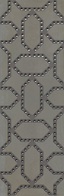 Декор Раваль B08 серый обрезной|30x89.5