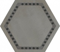 Декор Раваль B10 серый|29x33,4