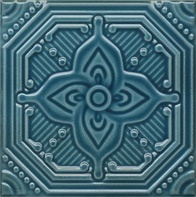 Декор Салинас синий |15x15
