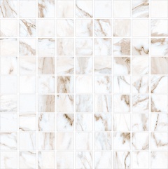 Мозаика Marble Trend K-1001 белый лапатированный |30x30