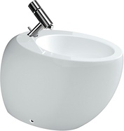 Биде напольное 39х58,5х41,5см, с 1 отв. д/смес., крепл. в компл., Alessi ZZ