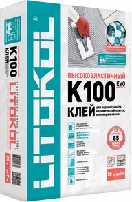 Клеевая смесь HYPERFLEX K100 серый 20 кг.