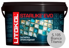 Затирка Starlike EVO BIANCO TITANO S.105  2,5 кг. ZZ товар