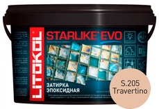 Затирка Starlike EVO TRAVERTINO S.205  2,5 кг. ZZ товар