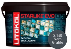 Затирка Starlike EVO NERO GRAFITE S.140 1 кг. ZZ товар