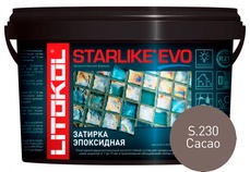 Затирка Starlike EVO CACAO S.230  5 кг. ZZ товар