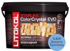 Затирка Starlike Color Crystal EVO AZZURRO TAORMINA S.820  2,5 кг. ZZ товар
