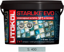 Затирка Starlike EVO VERDE SALVIA  S.400  2,5 кг. ZZ