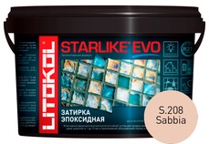 Затирка Starlike EVO SABBIA. S.208  2,5 кг. ZZ товар