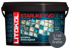 Затирка Starlike EVO NERO GRAFITE S.140  5 кг. ZZ