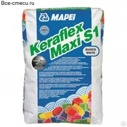 KERAFLEX MAXI S1 WHITE эластичный клей на цементной основе (25кг)