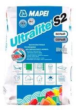 ULTRALITE S2 BIANCO высоко эластичный клей на цементной основе (15кг)