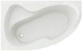 Ванна акриловая "Ливадия", 1600х1000 мм, левая, БЕЗ каркаса, слива-перелива и панели, белая ZZ