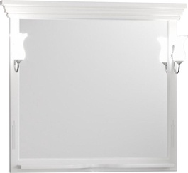 Зеркало Риспекто 105, 1090*1010*120мм, цвет белый/9003, без светильн. ном. n034294, крепеж в комплекте ZZ