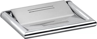 Мыльница настенная 14х10см, (цв.хром) Micra ZZ