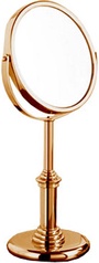 Зеркало 23хh46см, косметическое, настольное (золото), Windsor ZZ