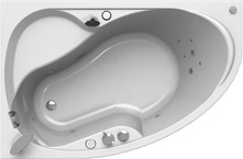 Акриловая ванна Radomir Амелия Спортивный Chrome 160x105 левая с пультом| 160x105x50