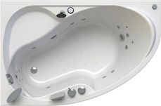 Акриловая ванна Radomir Амелия Специальный Chrome 160x105 левая с пультом| 160x105x50