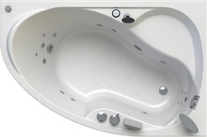 Акриловая ванна Radomir Амелия Специальный Chrome 160x105 правая с пультом| 160x105x50