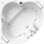 Акриловая ванна Radomir Сорренто 3 Специальный Chrome 130x130 с пультом| 130x130x50