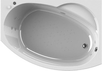 Акриловая ванна Radomir Wachter Монти R с гидромассажем и экраном, форсунки белые| 150x105x48 товар