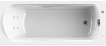 Акриловая ванна Radomir Wachter Сильвия с гидромассажем и экраном, форсунки хром| 168x70x46 товар