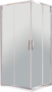 Душевой уголок квадратный Blix Slim BLSRV2-80 блестящий профиль, прозрачное стекло