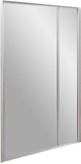 Душевая дверь PDOP2-100, стекло прозрачное, профиль - сатин, с установочным комплектом