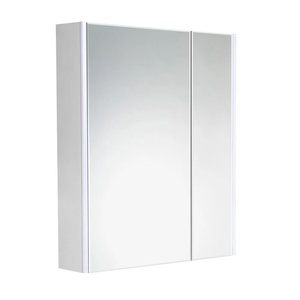 Зеркало-шкаф 60 см  с подсветкой, цвет белый Ronda ZZ