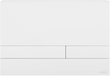 Клавиша двойного смыва, для инсталляции д/унитаза, ПРОДАЖА ТОЛЬКО В КОМПЛЕКТЕ С ИНСТАЛ.SALINI, (S-Stone / пластик. цв.белый), Puro ZZ