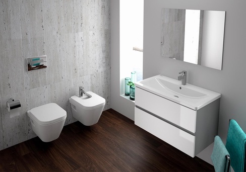 Унитаз подвесной компактный 50x35см, без сиденья, Look ZZ
