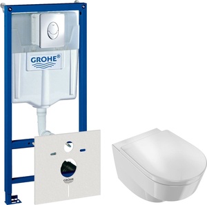 Комплект  Система инсталляции для унитазов Grohe Rapid SL 38750001 4 в 1 с кнопкой смыва| 54x36x35