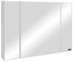 Зеркало-шкаф -100 см, цв.белый  ZZ