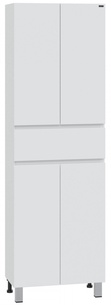 Шкаф-пенал напольный СанТа Марс 60, 60x32x190 см, цв белый ZZ