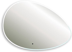 Зеркало каплевидной формы 920х600 мм, LED- подсвека, бесконтактный сенсор