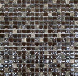 Мозаика из стекла на сетке SK10-060 XX |30x30