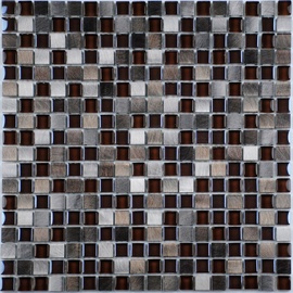 Мозаика из стекла на сетке SK10-194 ZZ 30x30
