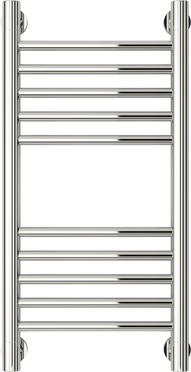 Полотенцесушитель "Богема+" 600x300 мм, прямой, подключ. 3/4, комплектующие в комплекте, хром ZZ