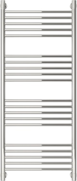 Полотенцесушитель "Богема+" 1200x500 мм, выгнутая перекладина, подключ. 3/4, комплектующие в комплекте, хром ZZ