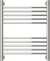 Полотенцесушитель "Богема+" 600x500 мм, прямой, подключ. 3/4, комплектующие в комплекте, хром ZZ