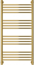 Полотенцесушитель "Богема+" 1000*500 мм, выгнутая перекладина, Н.Г. подключ. 3/4, комплектующие в комплекте, цв.золото ZZ