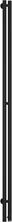 Полотенцесушитель электрический Сунержа Нюанс 3.0 1800 правый, 1800x85 мм, цв. черный матовый (RAL 9005), ZZ