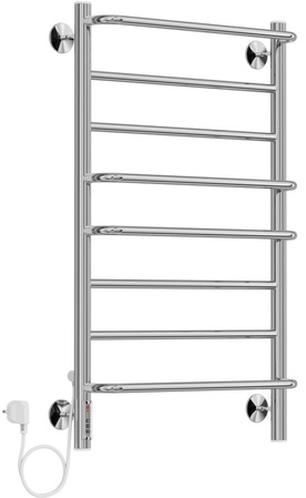 Полотенцесушитель электрический "Евромикс" 500 х h850 мм, П8, терморегулятор слева, установочный набор в комплекте ZZ