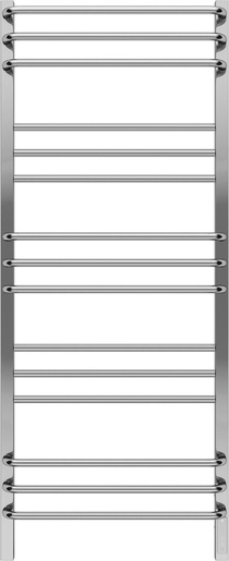 Полотенцесушитель "Соренто"П15 500х1300 электро (sensor quick touch),  скрытая проводска + кабель-вилка, управление справа, цв. хром, ZZ