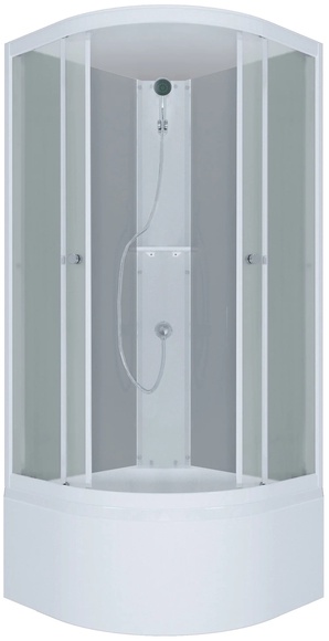 Душевая кабина Triton Вирго 90х90 Стандарт графит| 90x227x90