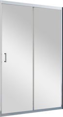 Дверь душевая120x1950 см, раздвижная, стекло-прозрачное, профиль- хром, ZZ