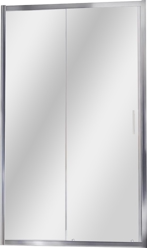 Душевая дверь140 см раздвижная, стекло-прозрачное, проф хром глянец, стекло прозрачное, покрыти Easy Clean ZZ